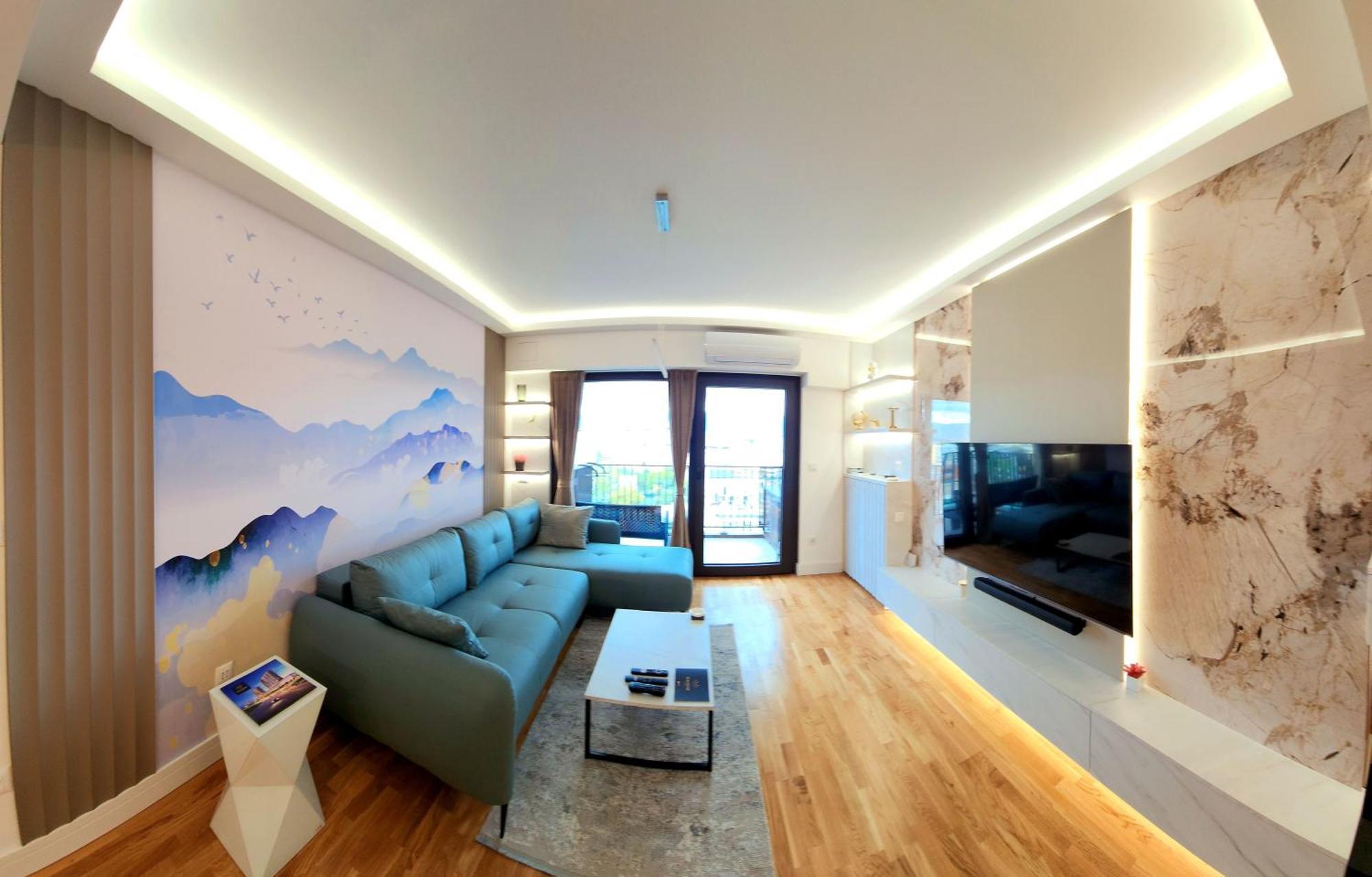 Diamond Residences 10Th Fl. Lux Apt. W/ City View Skopje Eksteriør bilde