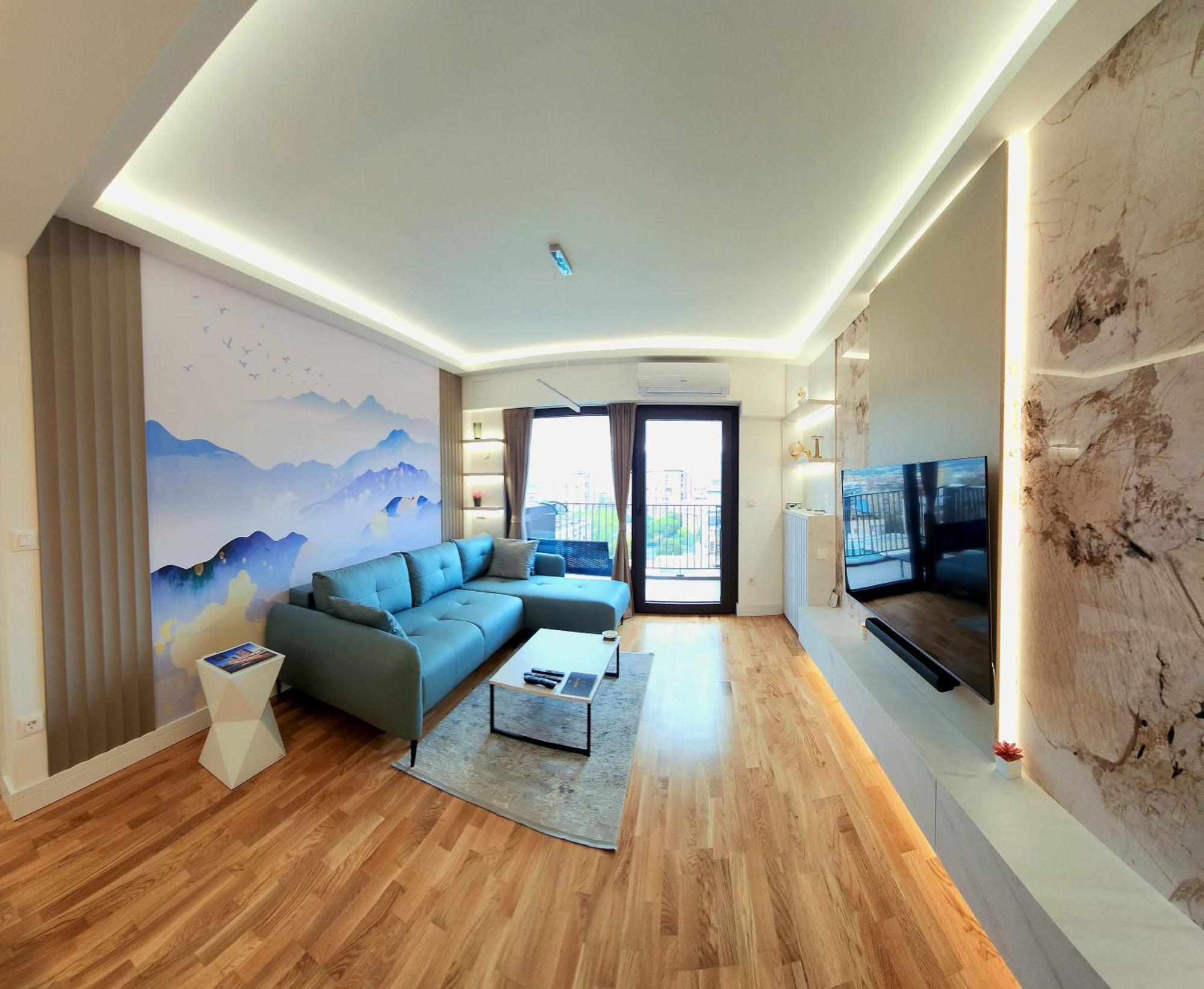 Diamond Residences 10Th Fl. Lux Apt. W/ City View Skopje Eksteriør bilde