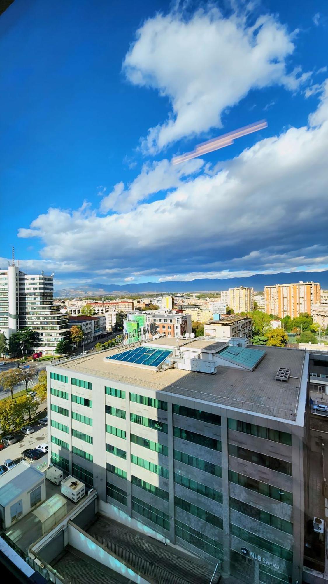 Diamond Residences 10Th Fl. Lux Apt. W/ City View Skopje Eksteriør bilde