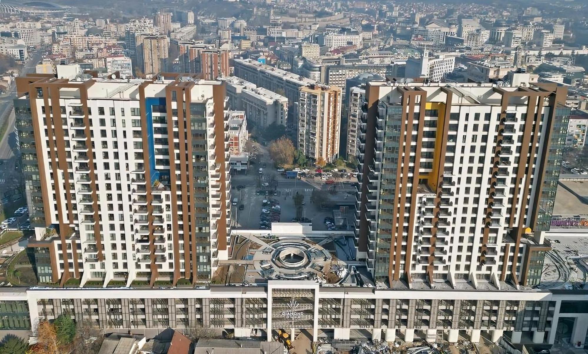 Diamond Residences 10Th Fl. Lux Apt. W/ City View Skopje Eksteriør bilde