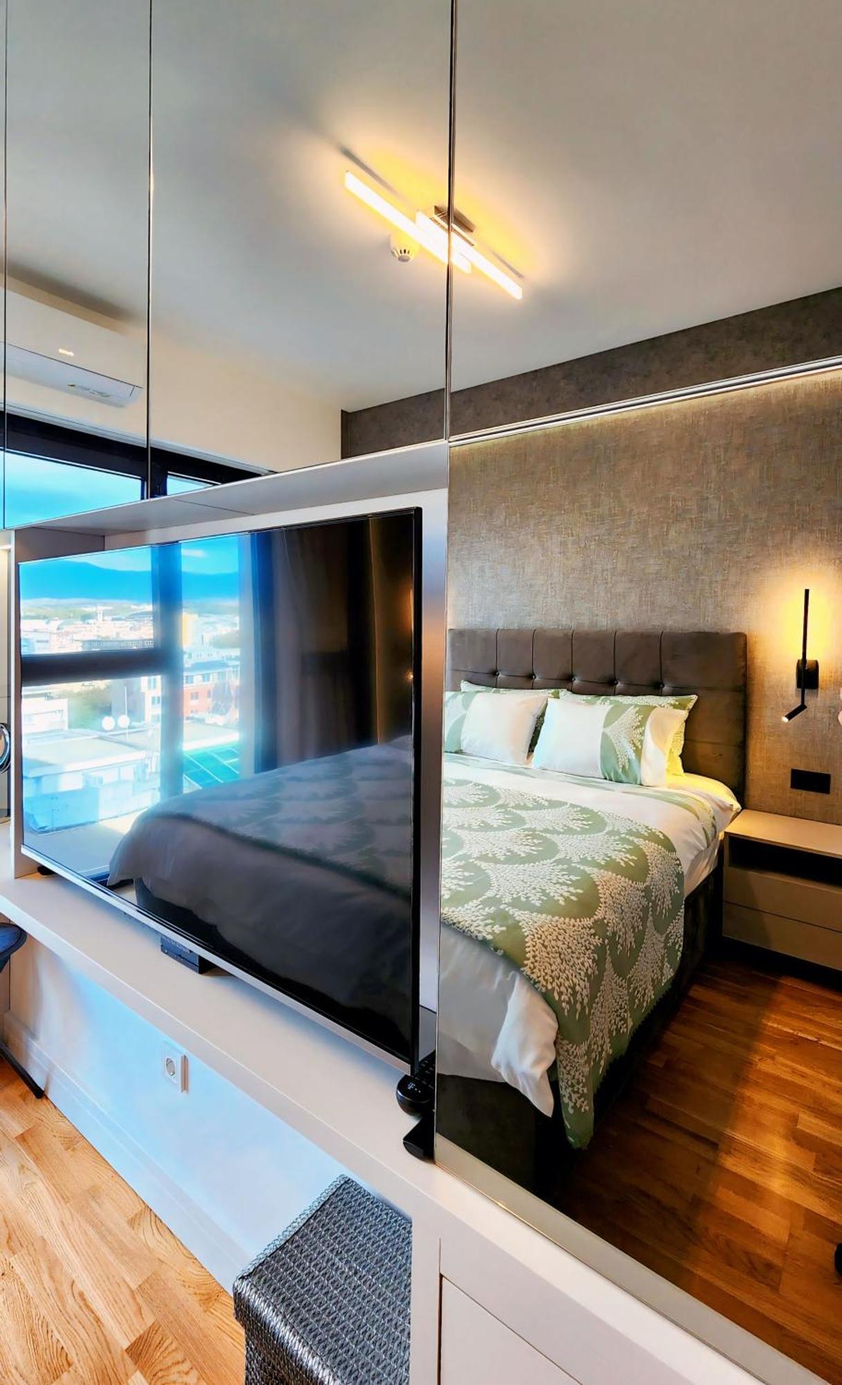 Diamond Residences 10Th Fl. Lux Apt. W/ City View Skopje Eksteriør bilde