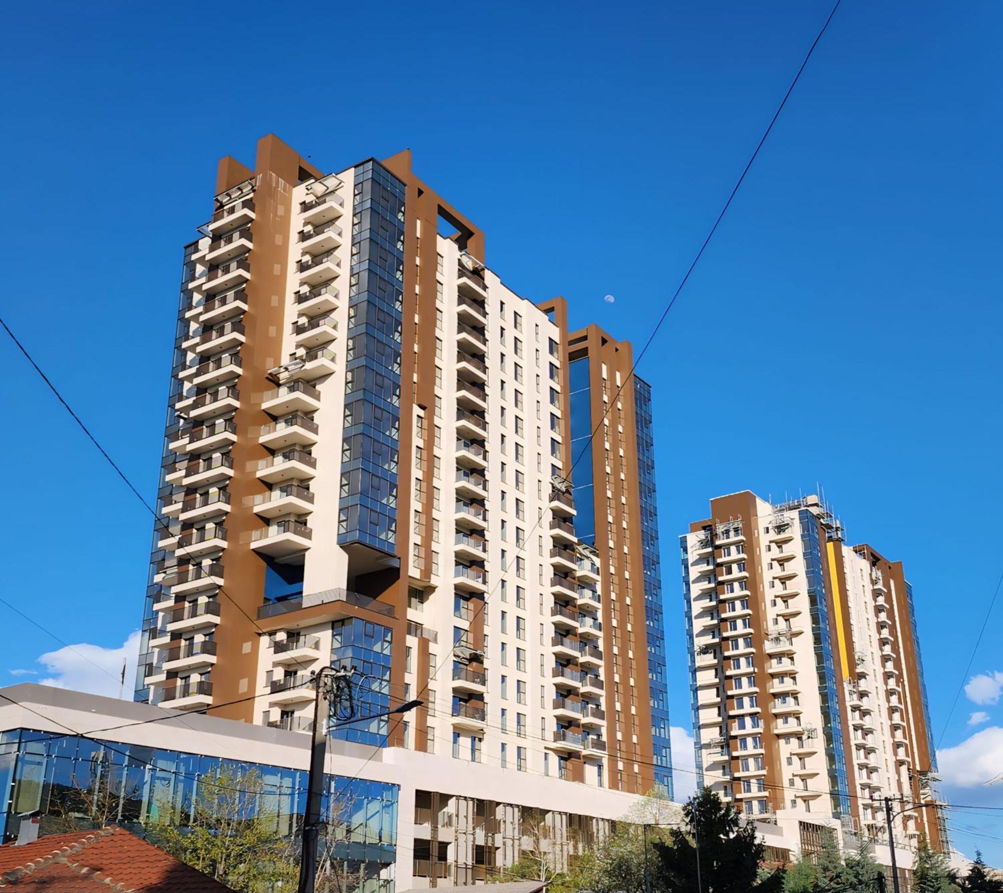 Diamond Residences 10Th Fl. Lux Apt. W/ City View Skopje Eksteriør bilde