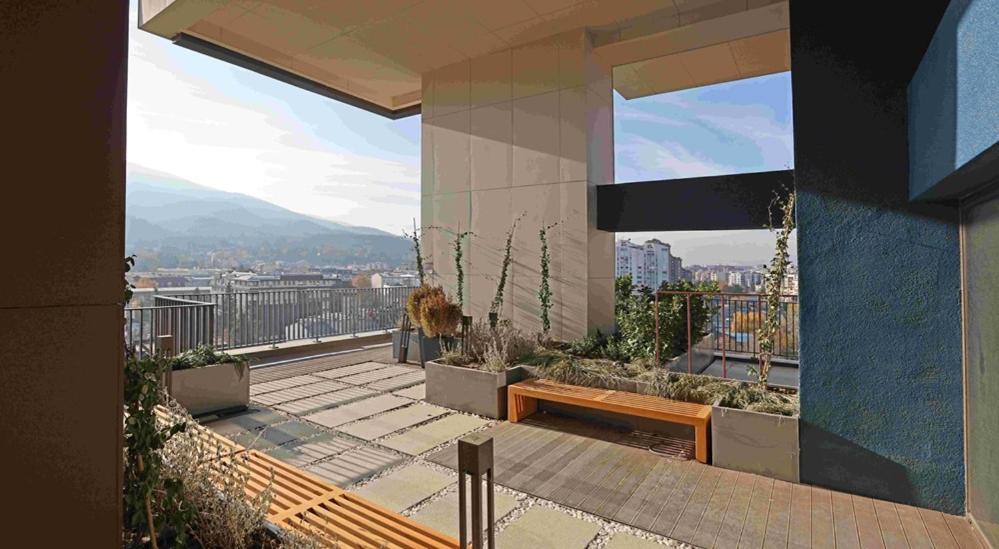 Diamond Residences 10Th Fl. Lux Apt. W/ City View Skopje Eksteriør bilde