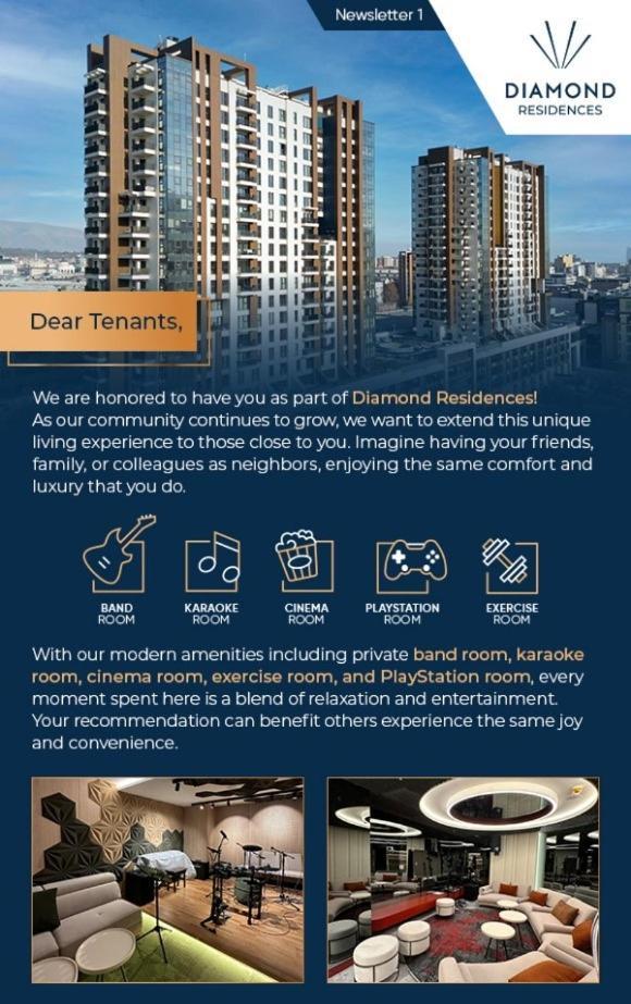 Diamond Residences 10Th Fl. Lux Apt. W/ City View Skopje Eksteriør bilde